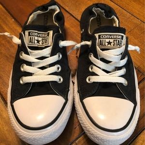 Black converse shoes